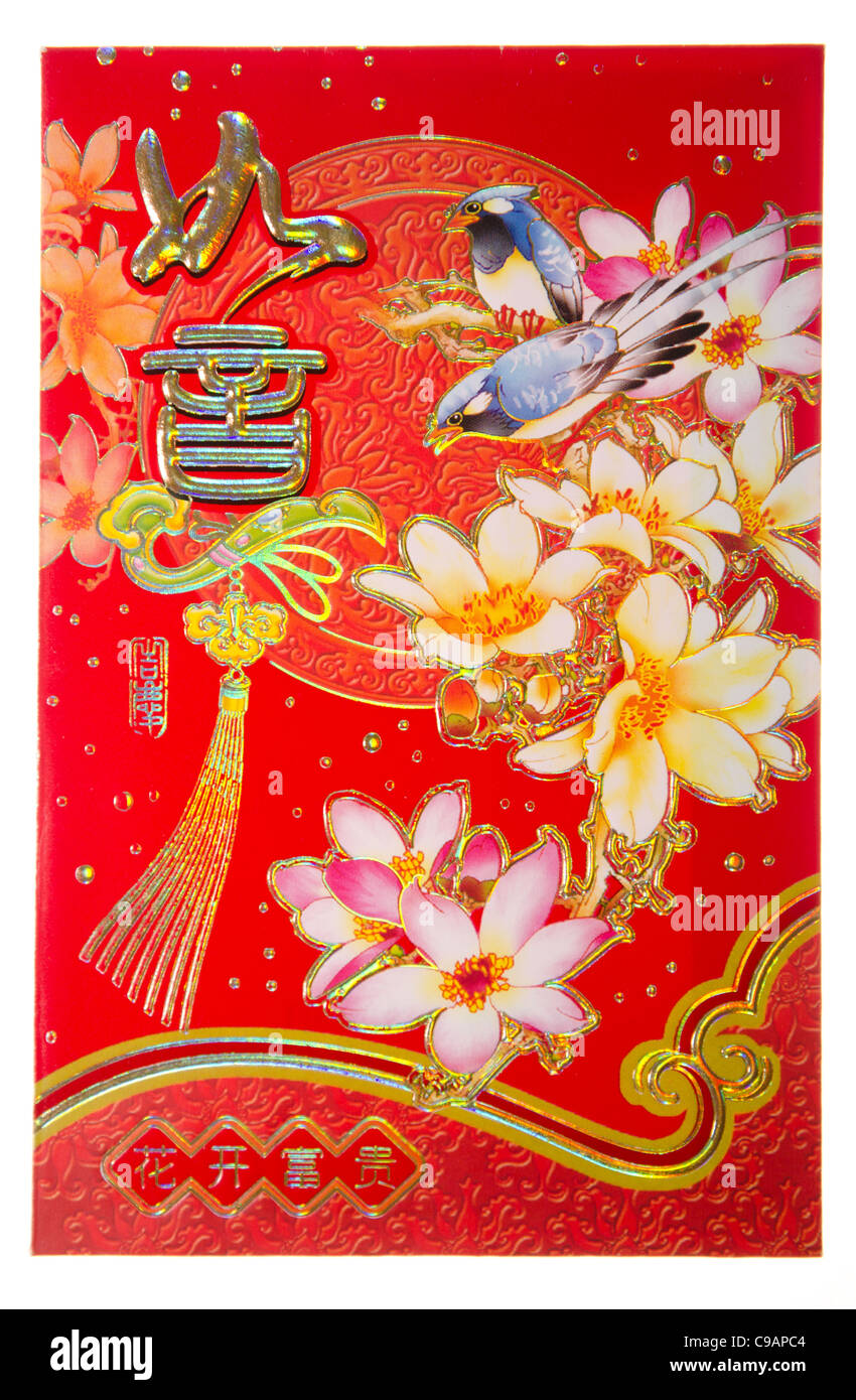chinese new year money red envelope