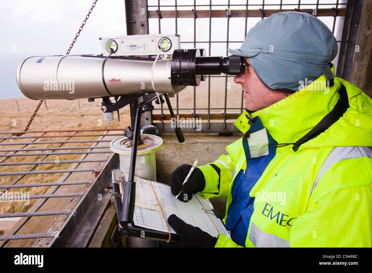 Wildlife monitoring at a tidal energy testing station on Orkney Stock