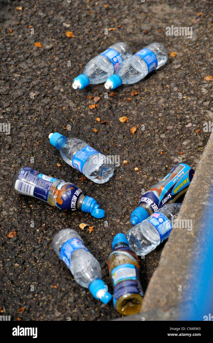 empty plastic water bottles Stock Photo Alamy