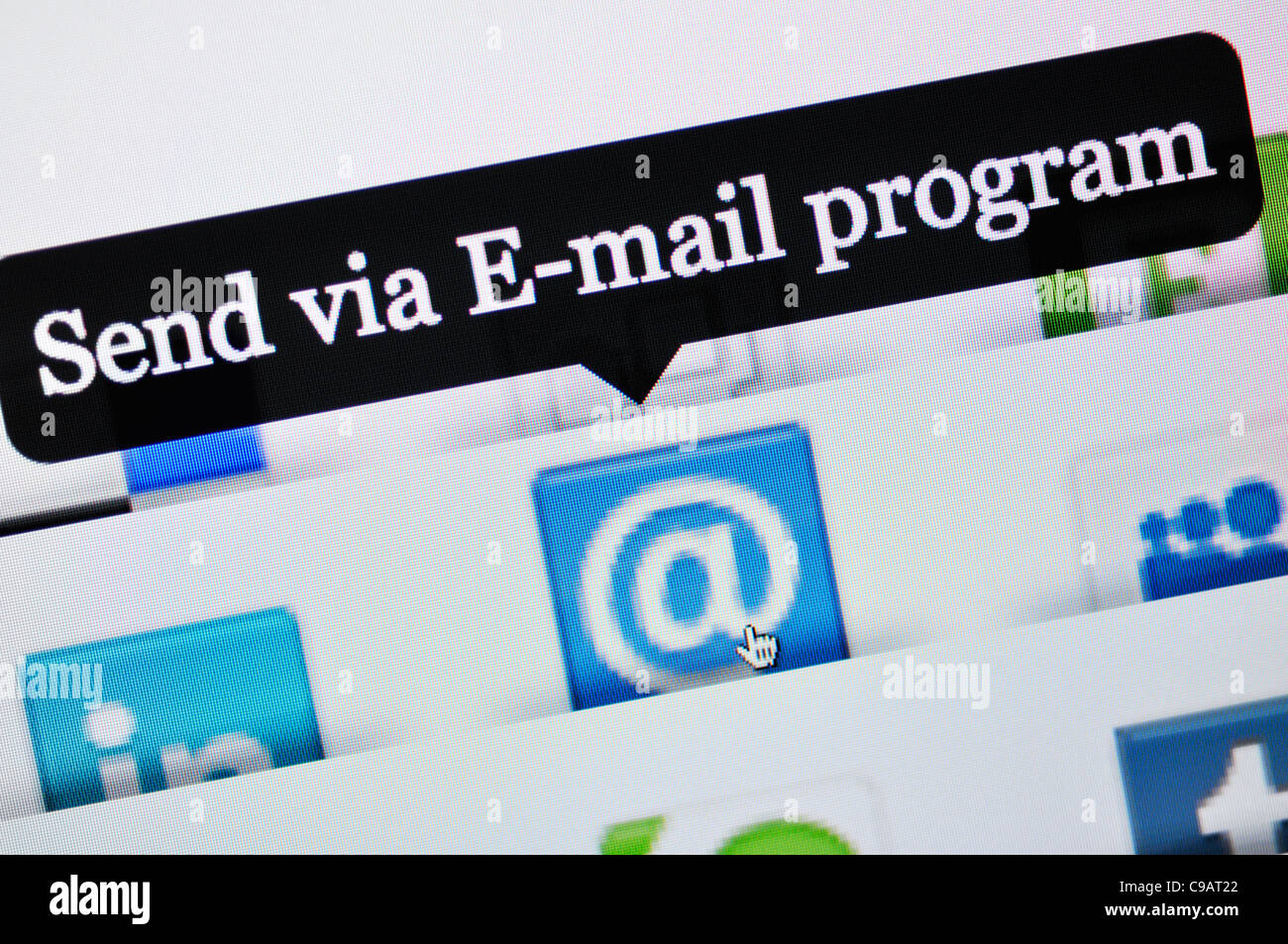 Email website Stock Photo