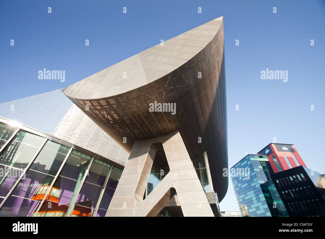The Lowry Theatre at Salford Quays, Manchester, UK. Stock Photo