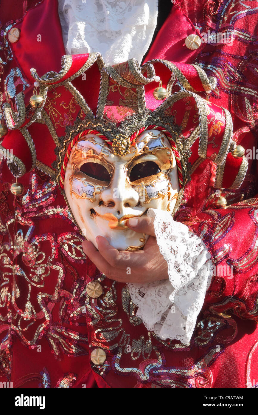 Traditional venice carnival costume hi-res stock photography and images ...