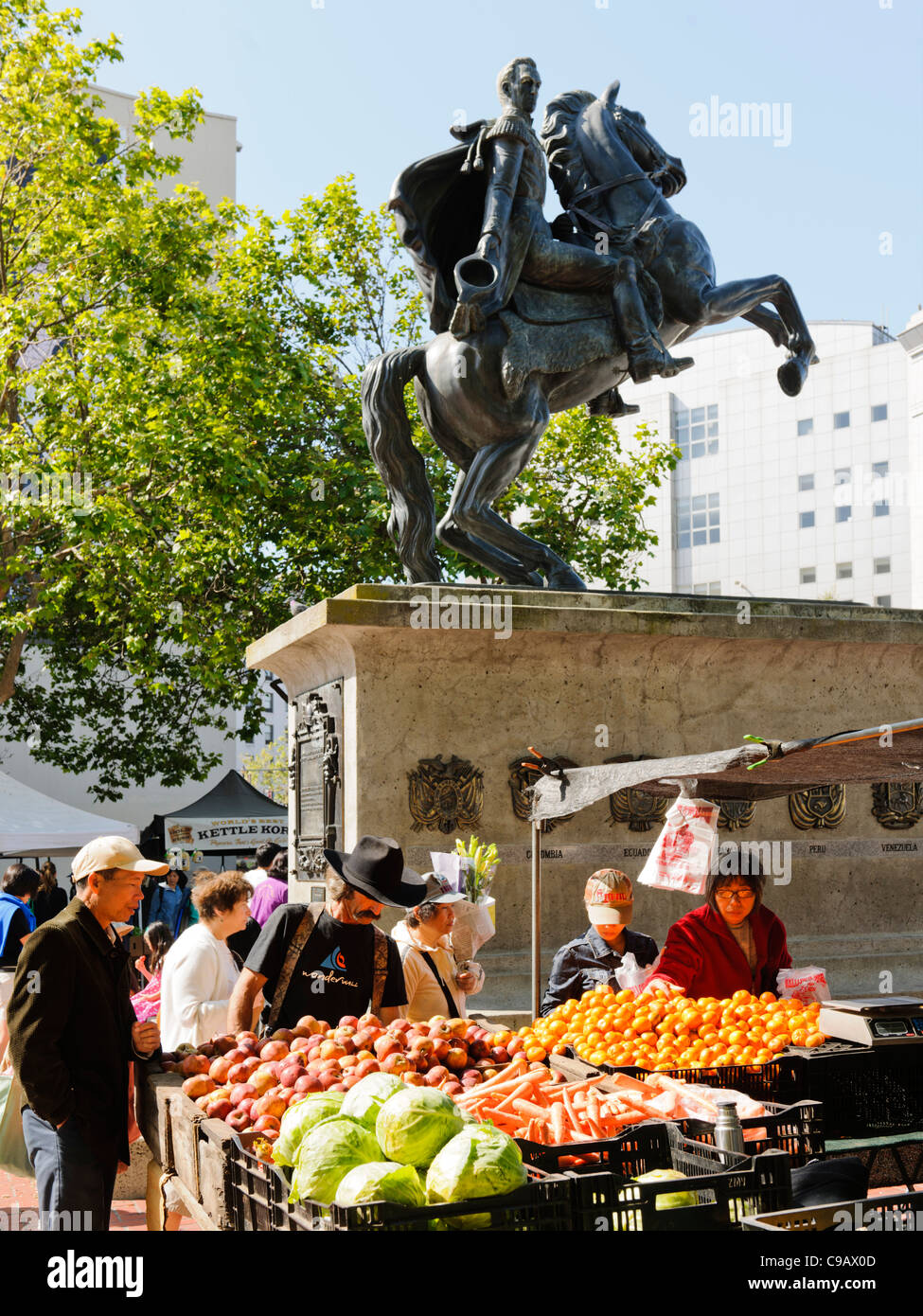 Heart of the city farmer's market, San Francisco Stock Photo