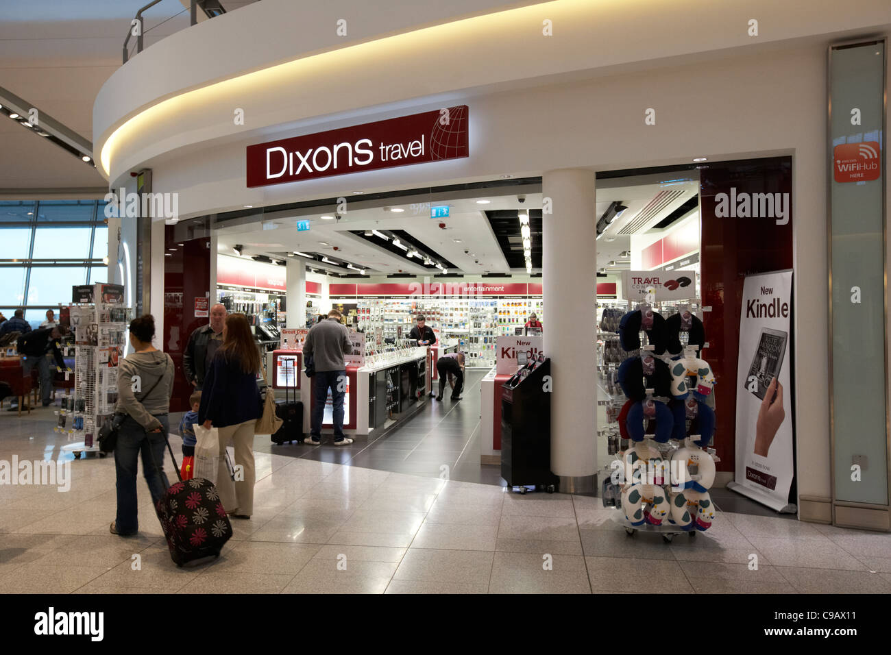 dixons travel store in the departures area of terminal 2 dublin international airport republic of ireland Stock Photo
