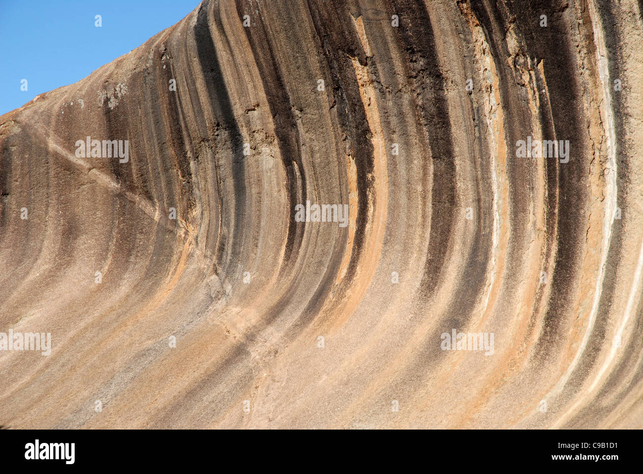 Wave Rock, Hyden, Western Australia, Australia Stock Photo