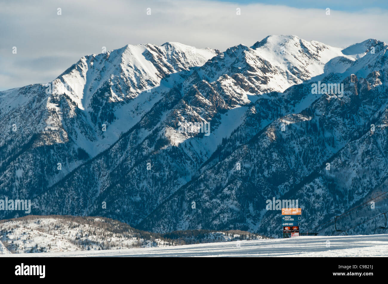 Needle Range of the San Juan Mountains from Durango Mountain Resort
