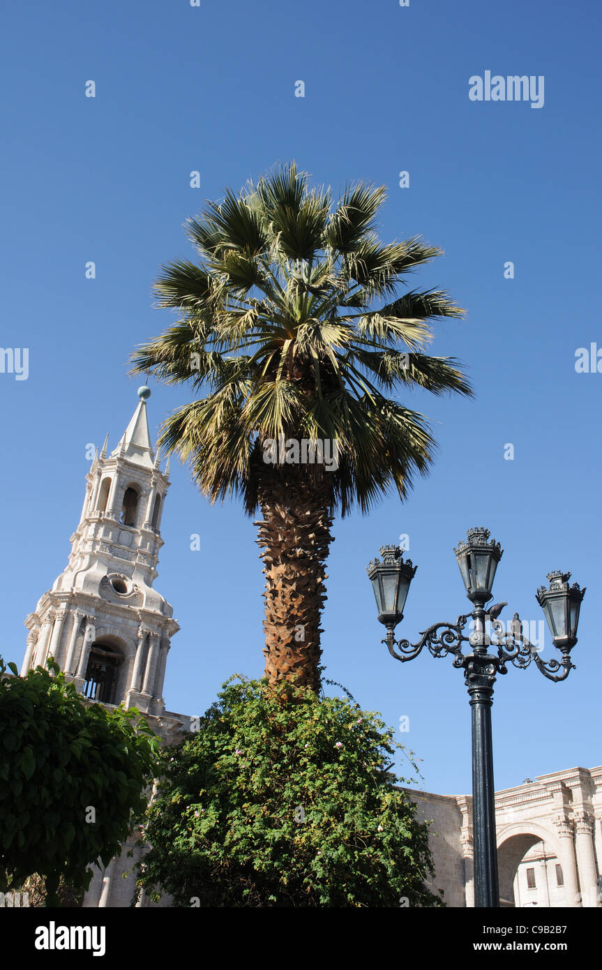 The Cathedral at Arequipa Stock Photo