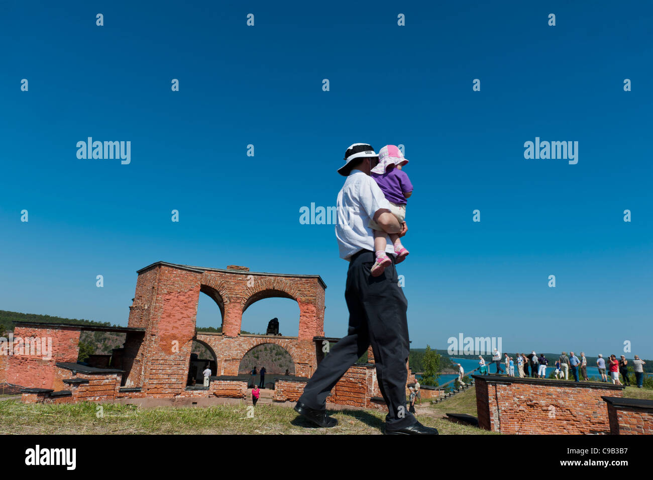 Main fortress Bomarsund Fortress SUND Åland island Finland Stock Photo