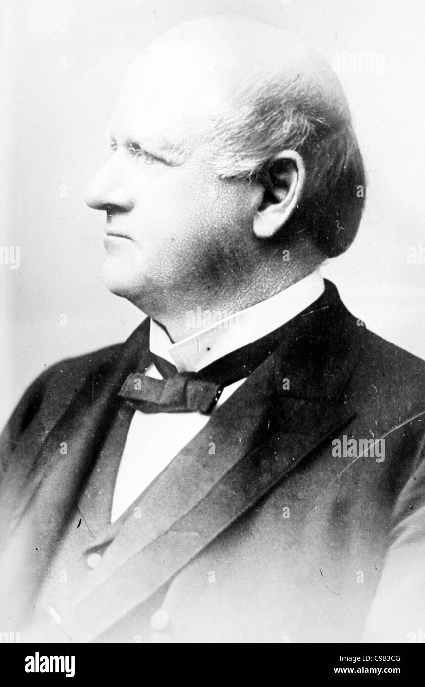 John Marshall Harlan, Kentucky lawyer and politician who served as an associate justice on the Supreme Court. Stock Photo