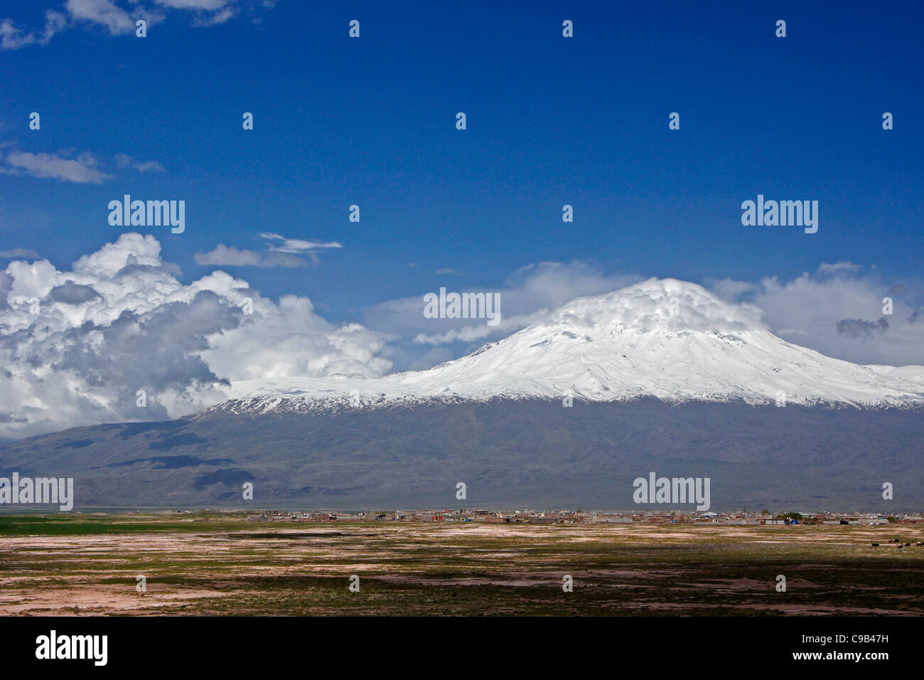 Mount Ararat, Dogubeyazit, Eastern Anatolia, Turkey Stock Photo