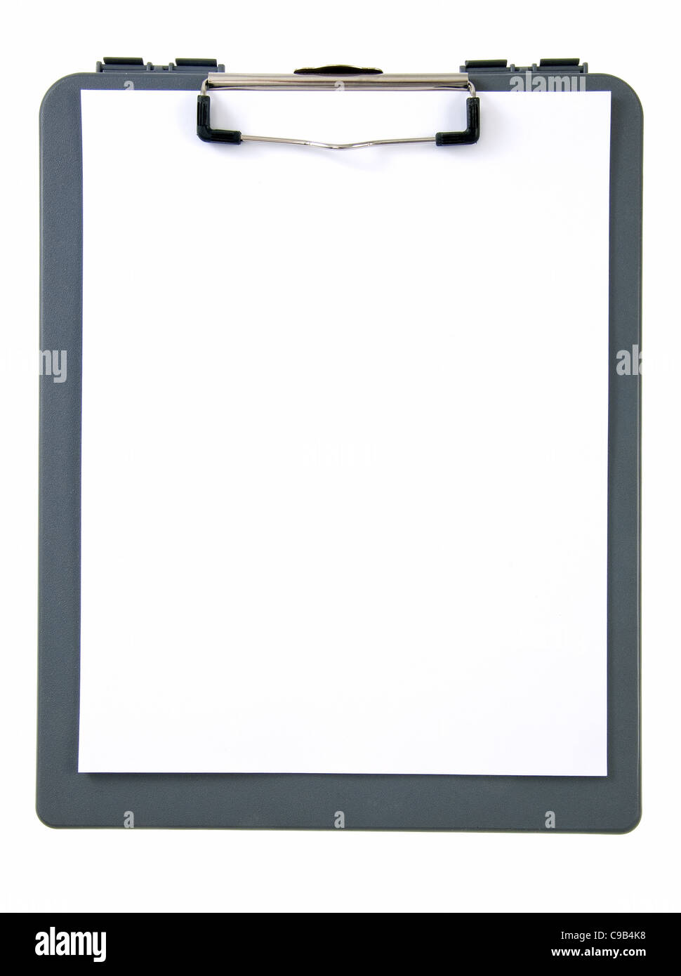 Blank Paper on Clipboard Stock Photo Alamy