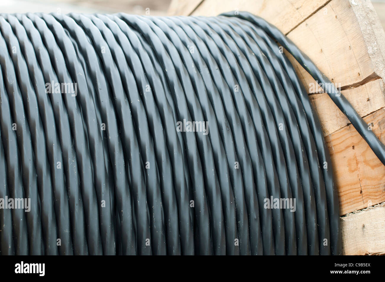 High voltage underground power cable hires stock photography and