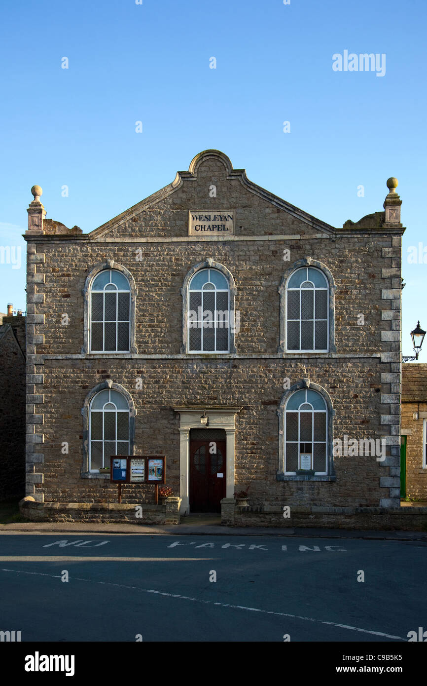 Methodist Church Wesleyan Chapel is a grade II listed building in Reeth, Fremington And Healaugh, North Yorkshire, England Stock Photo