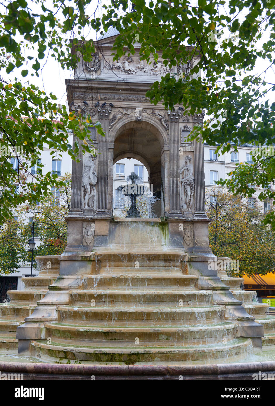 The Fontaine des Innocents, Paris, France Stock Photo