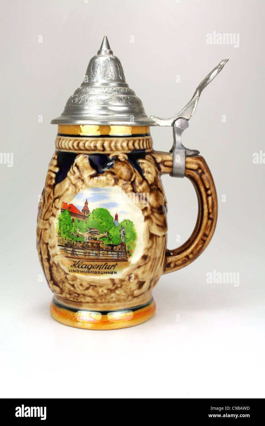 Austrian beer mug / beer stein Stock Photo Alamy