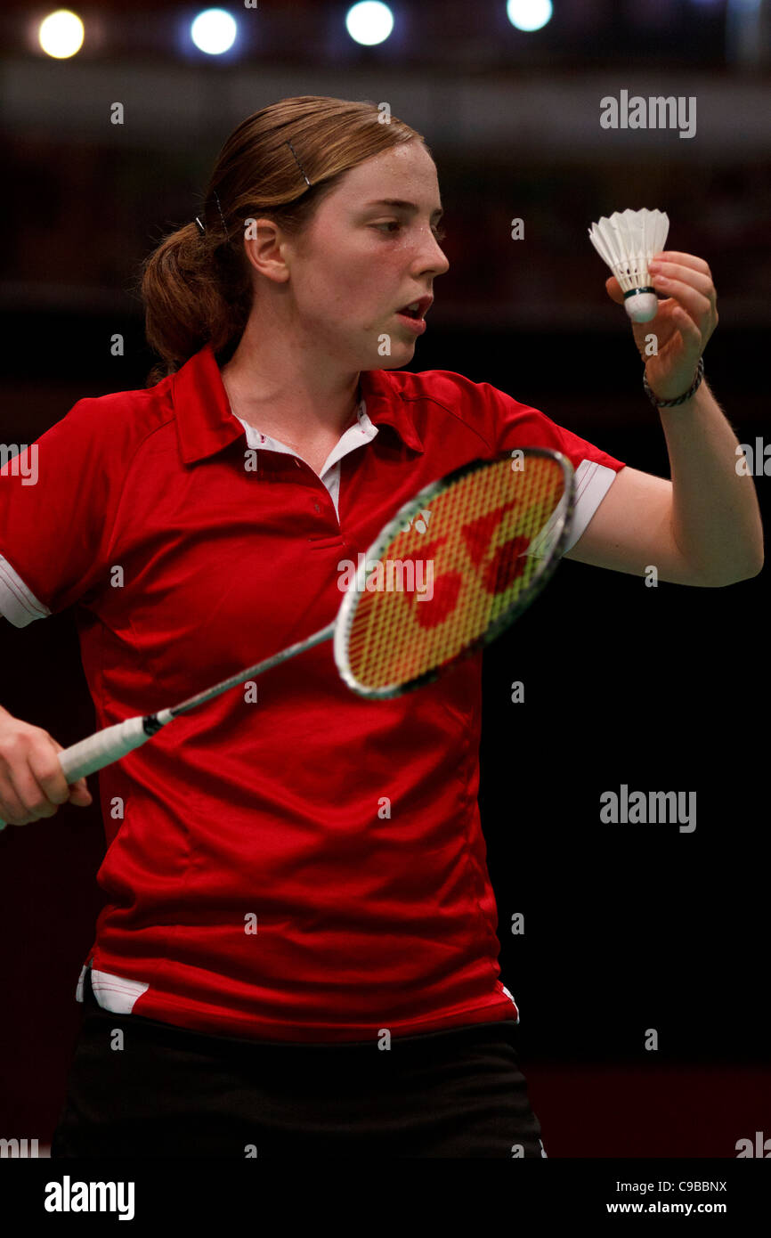 Badminton player Nicole Schaller from Switzerland Stock Photo Alamy