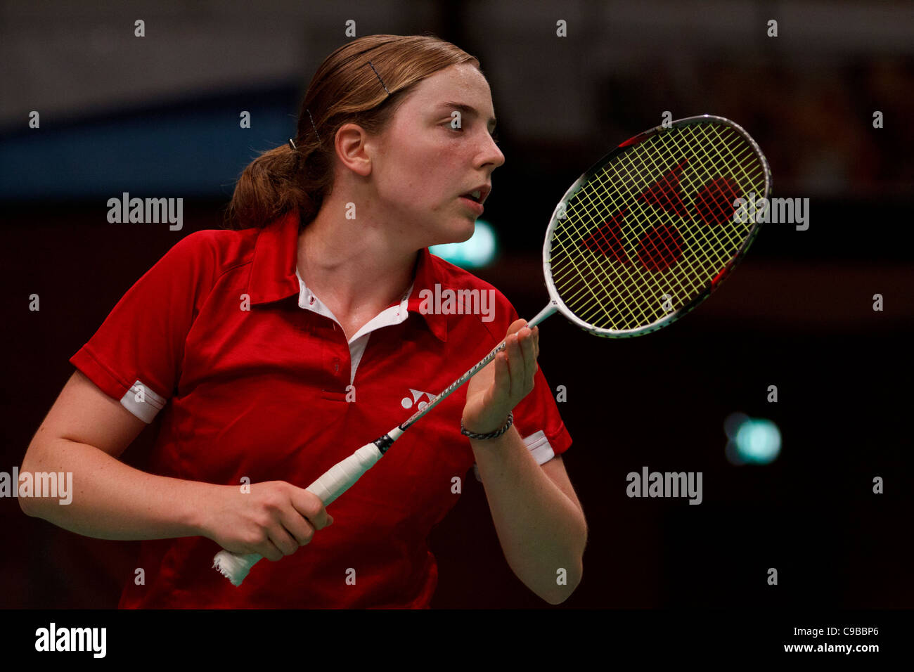 Badminton player Nicole Schaller from Switzerland Stock Photo Alamy