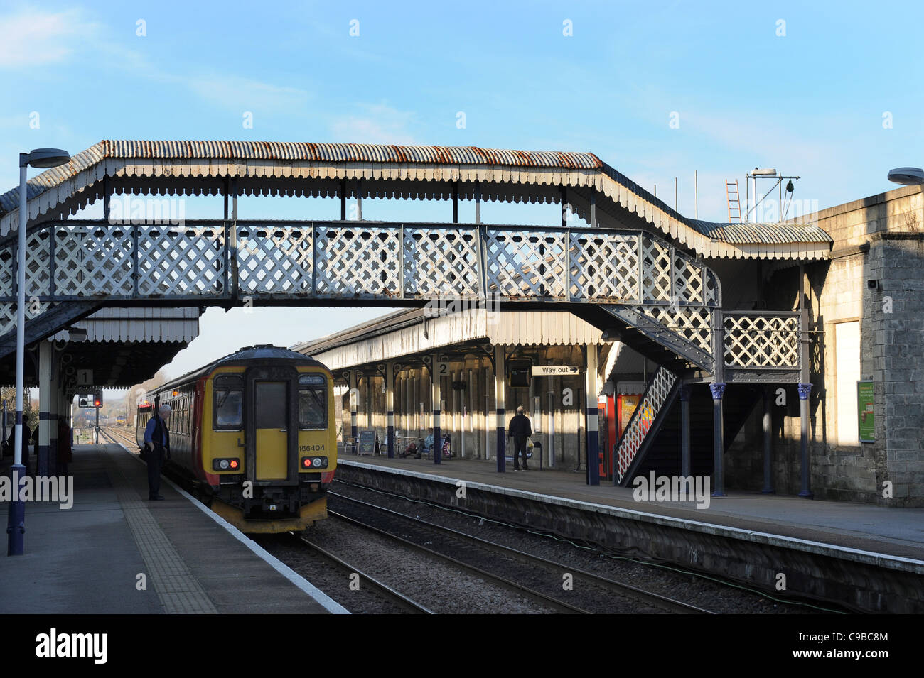 Worksop Railway Station Nottinghamshire, England. Uk Stock Photo
