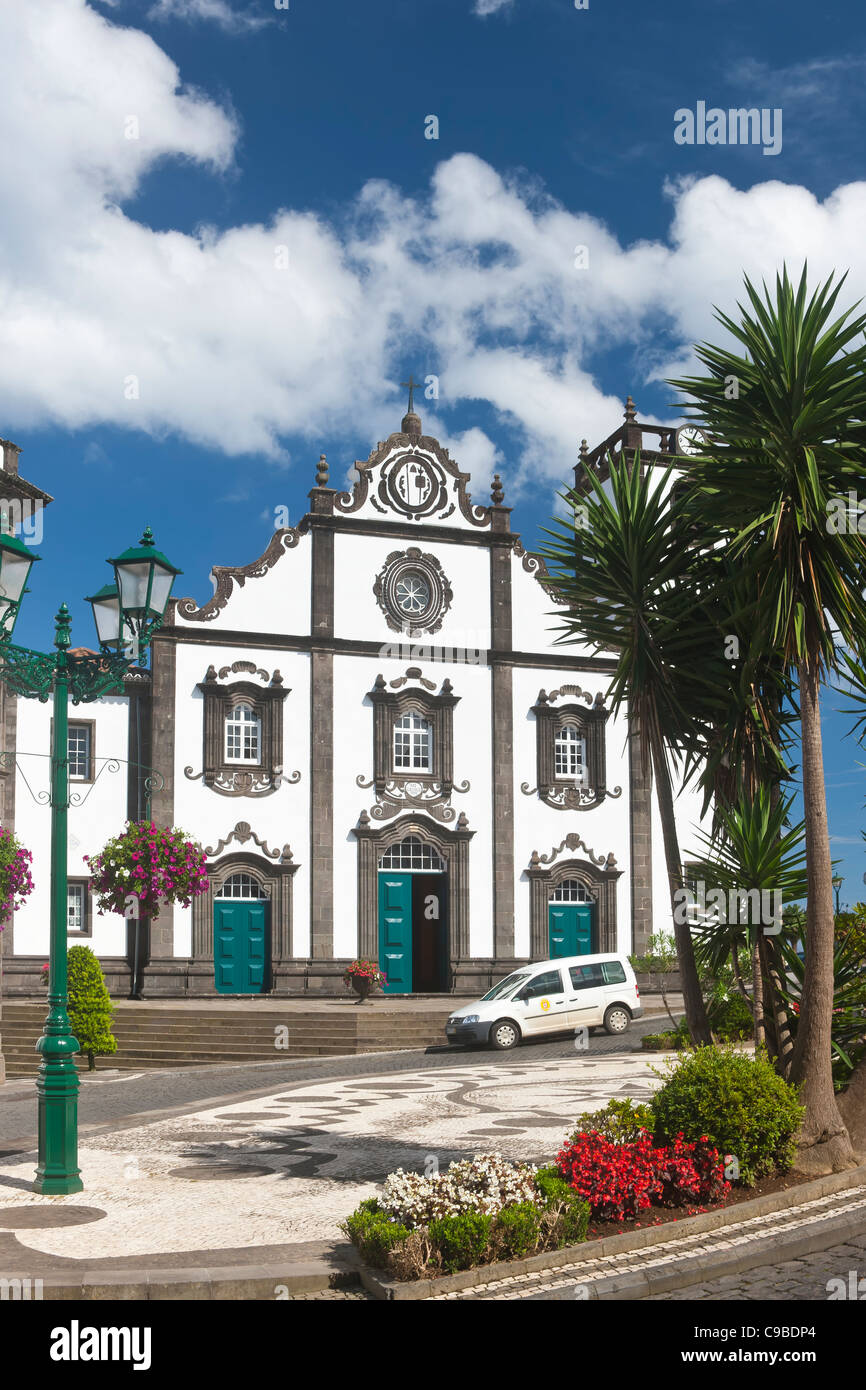 Church of Saint George, Nordeste, Sao Miguel, Azores Stock Photo