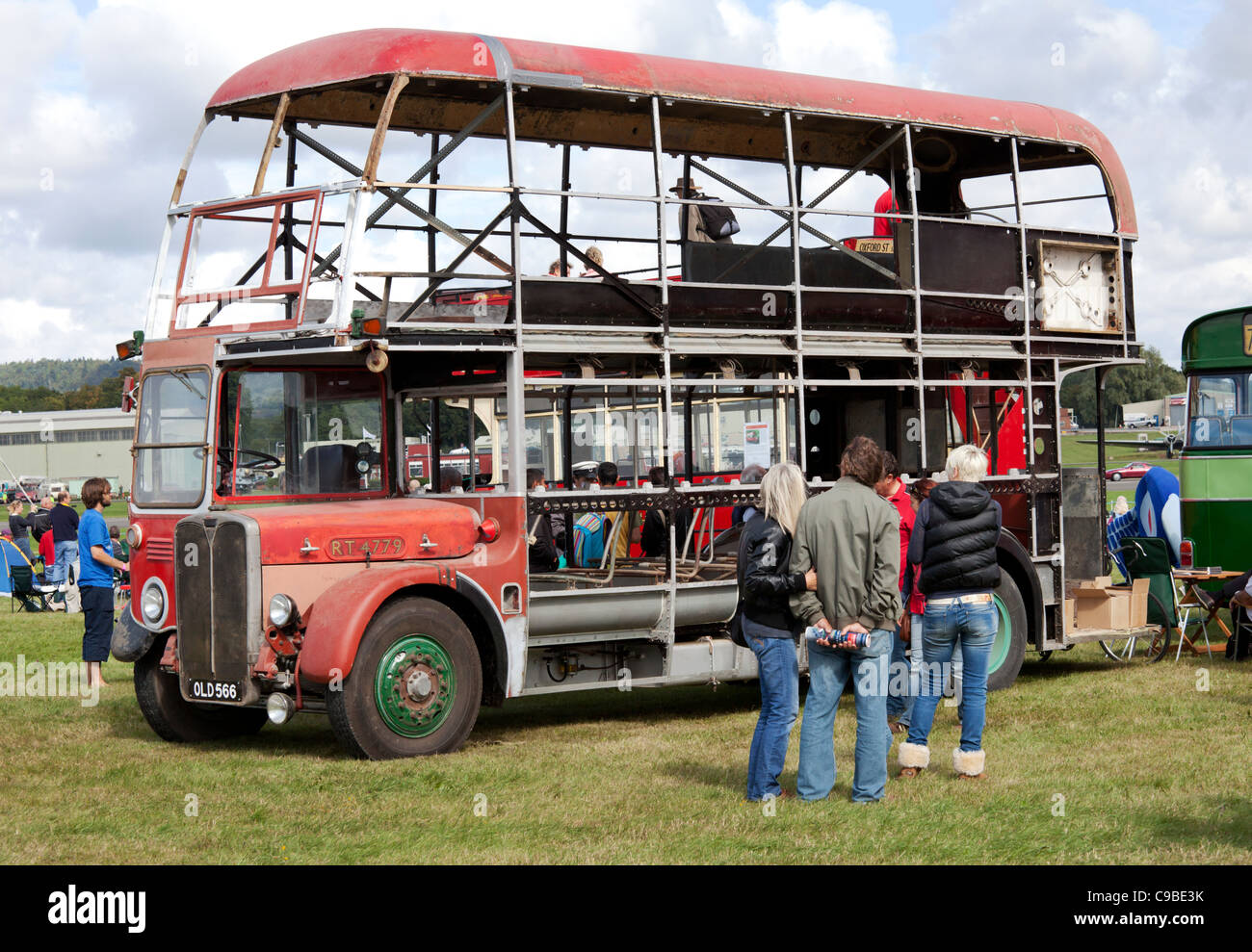 Bus RT4779, on display at Dunsfold Wings and Wheels 2011 during restoration Stock Photo