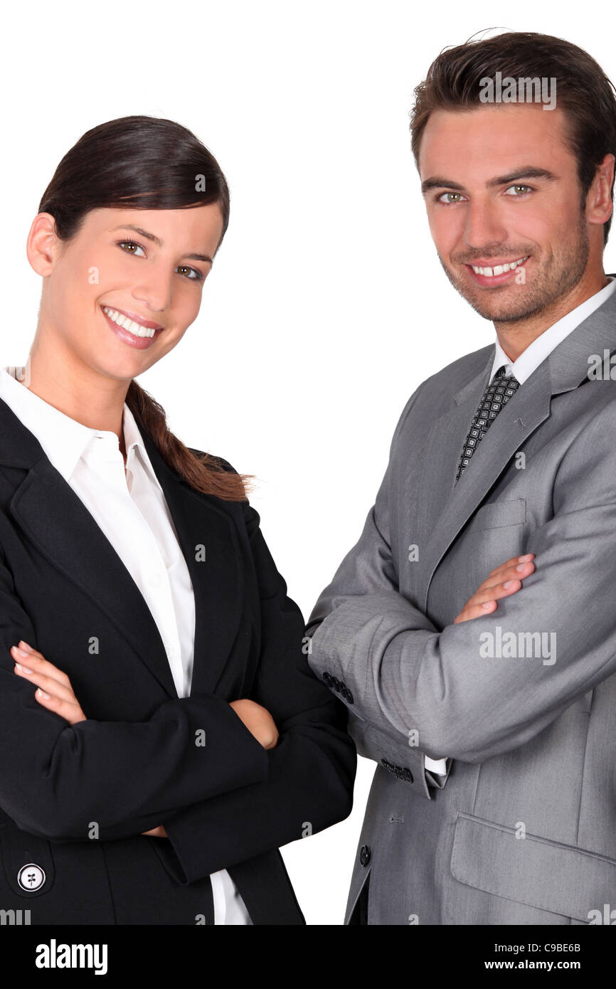 A team of business professionals Stock Photo
