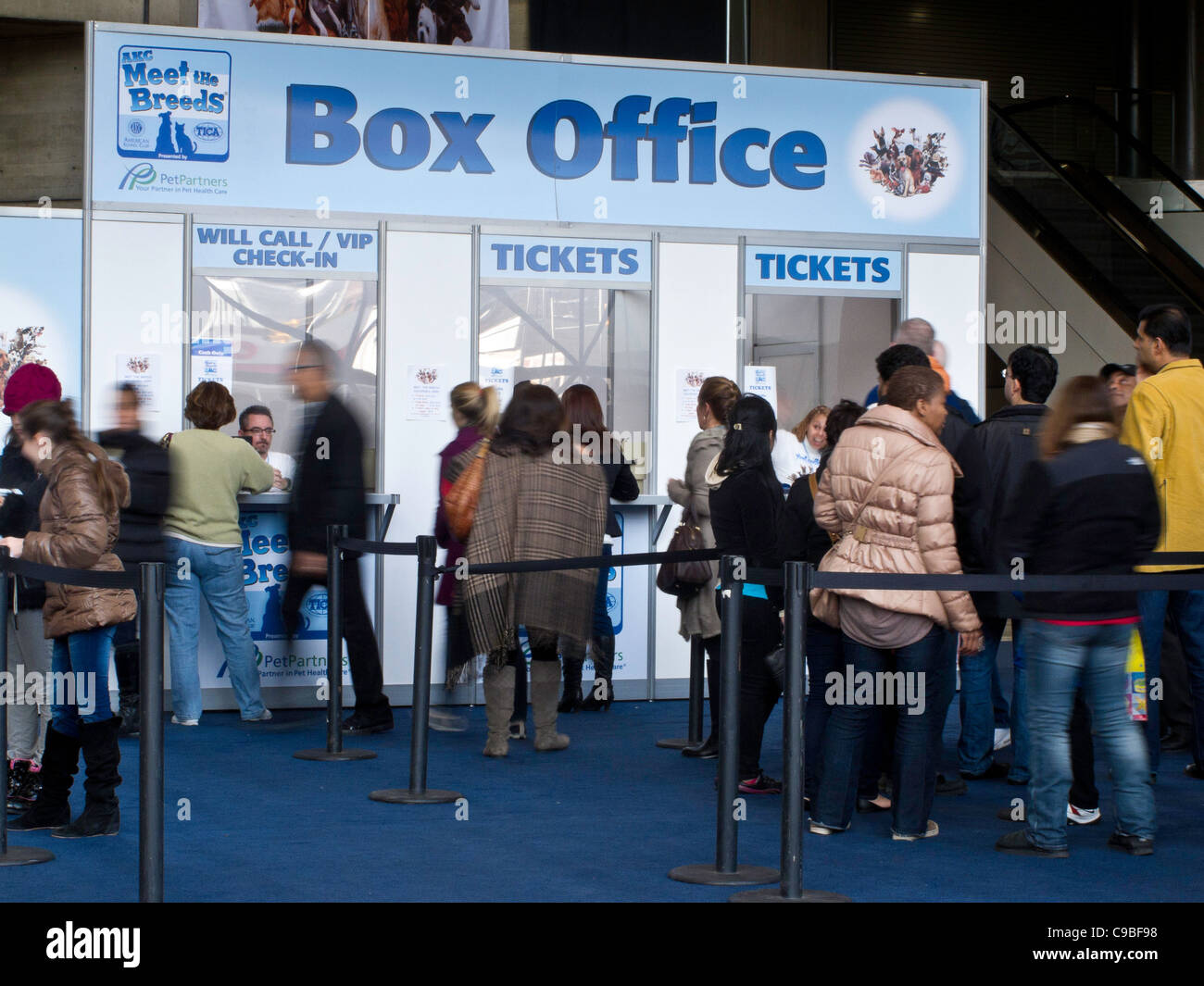 Box Office, JavitsCenter, Meet the Breeds Event, 2011 Stock Photo
