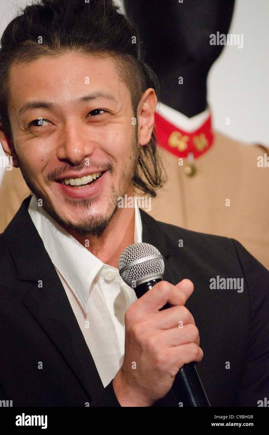 November, 21st Tokyo, Japan â Japanese actor Joe Odagiri appears at a press conference for the