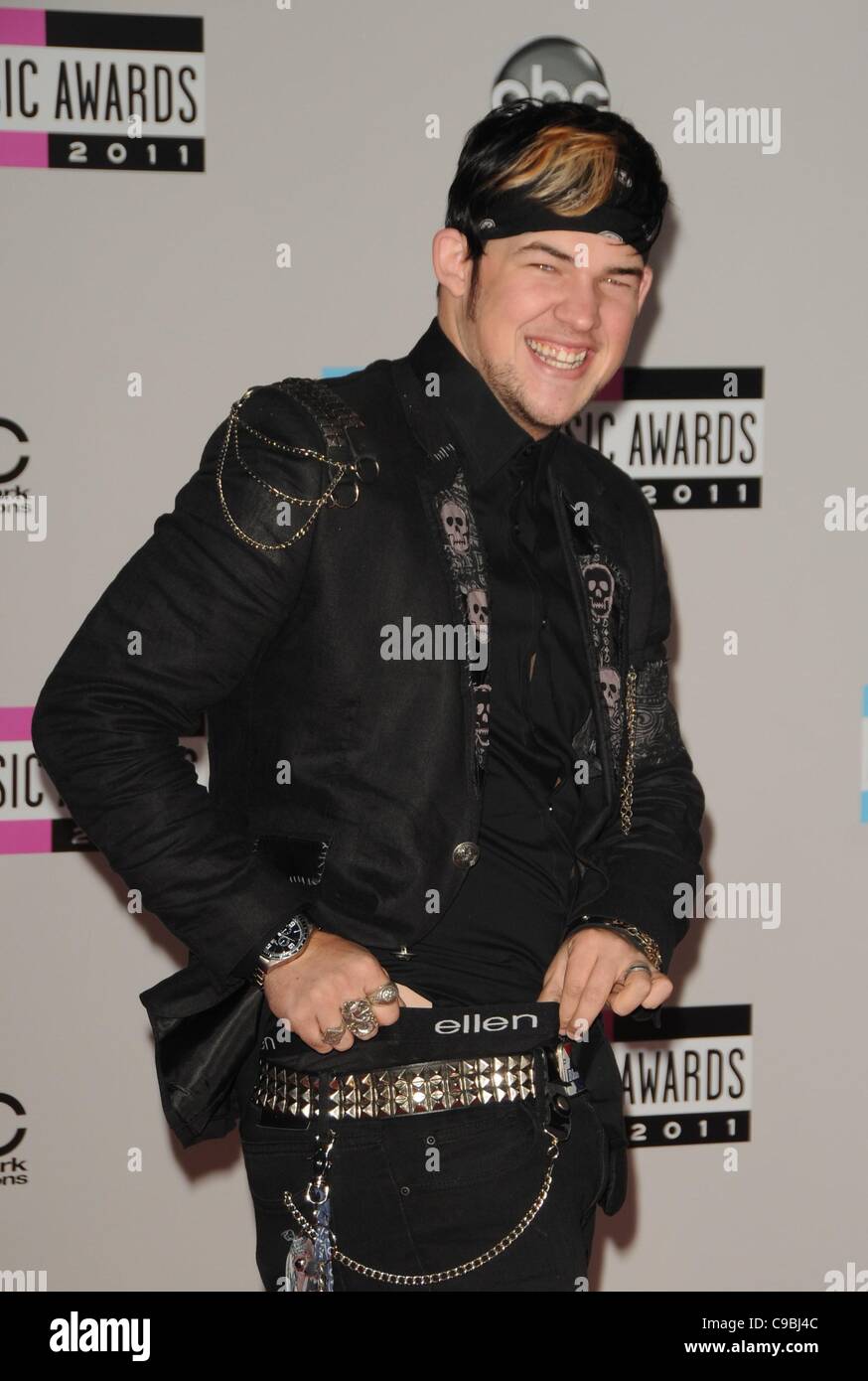 James Durbin at arrivals for The 38th Annual American Music Awards - ARRIVALS, Nokia Theatre at L.A. LIVE, Los Angeles, CA November 20, 2011. Photo By: Dee Cercone/Everett Collection Stock Photo