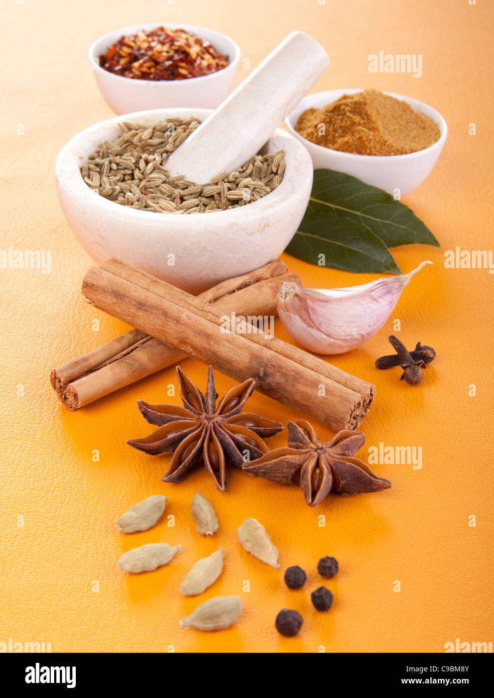 EASTERN SPICES Stock Photo