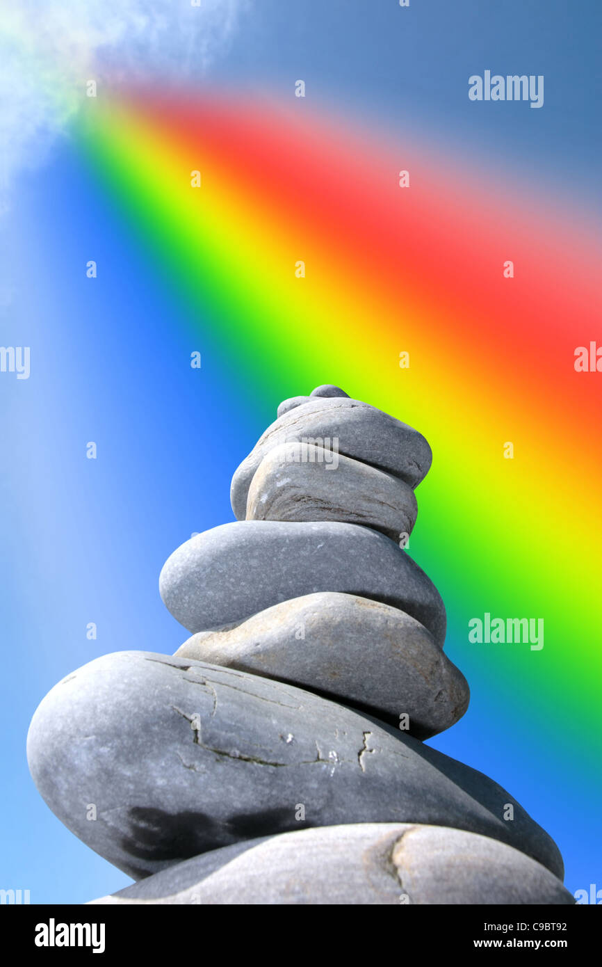 Spiritual Rainbow Rocks Rainbow Colored Rocks Stock Photos & Rainbow Colored Rocks Stock Images ...