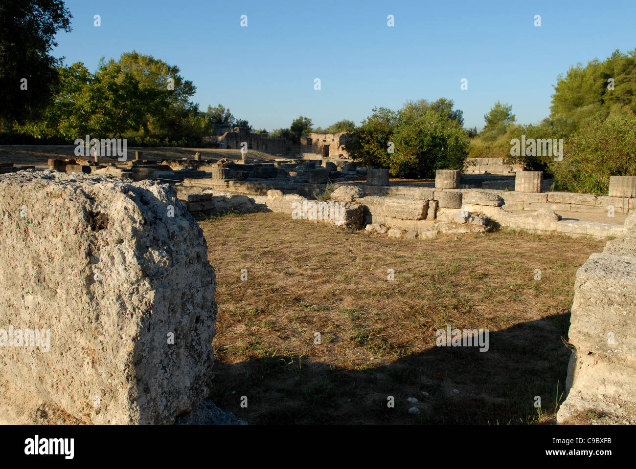 Olympia , Greece in Early Morning before the Crowds Stock Photo