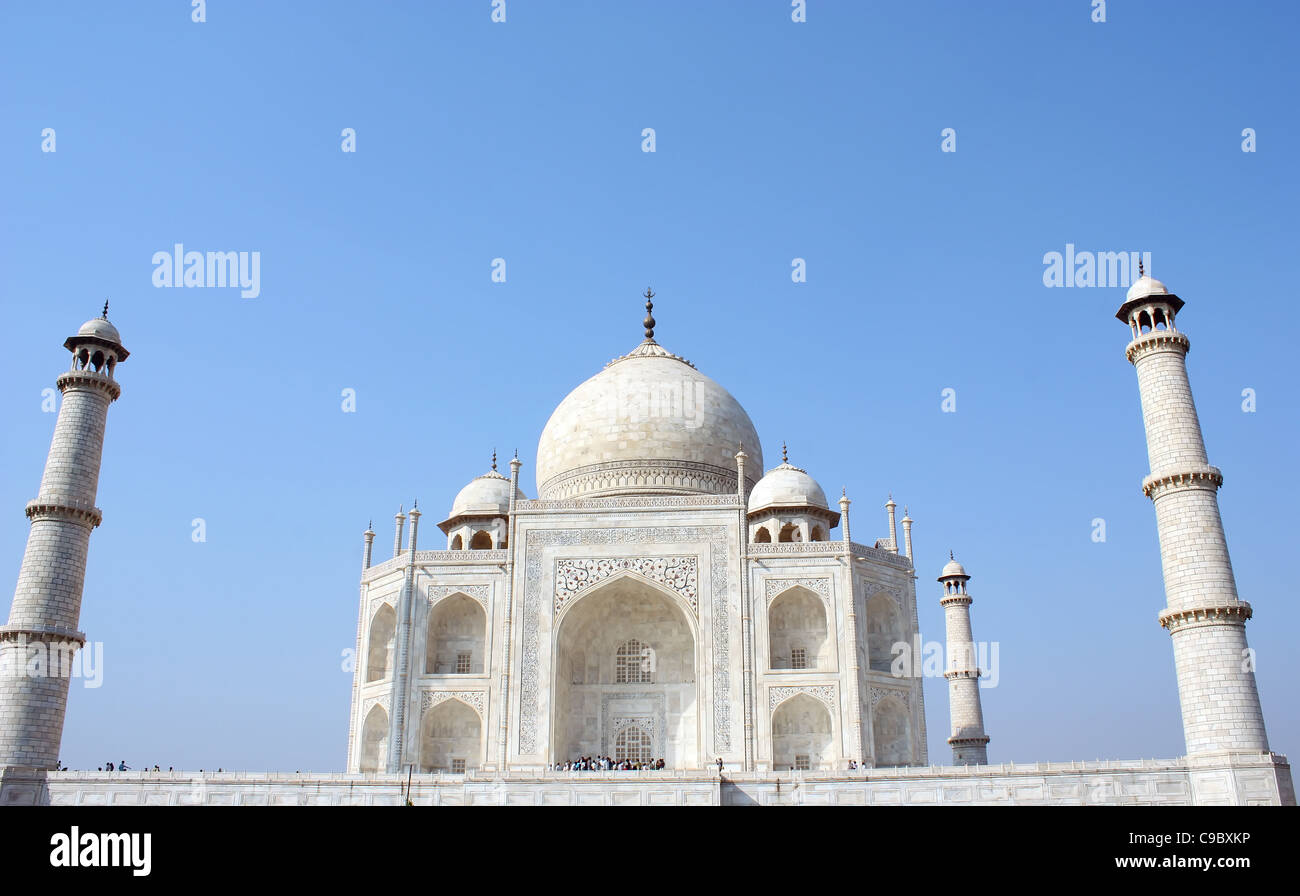 Taj Mahal , India, ancient wonder of the world Stock Photo