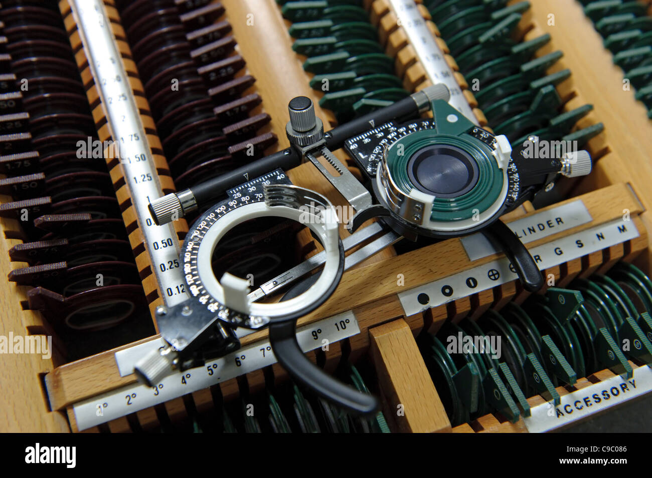Optometry equipment Stock Photo 40216294 Alamy