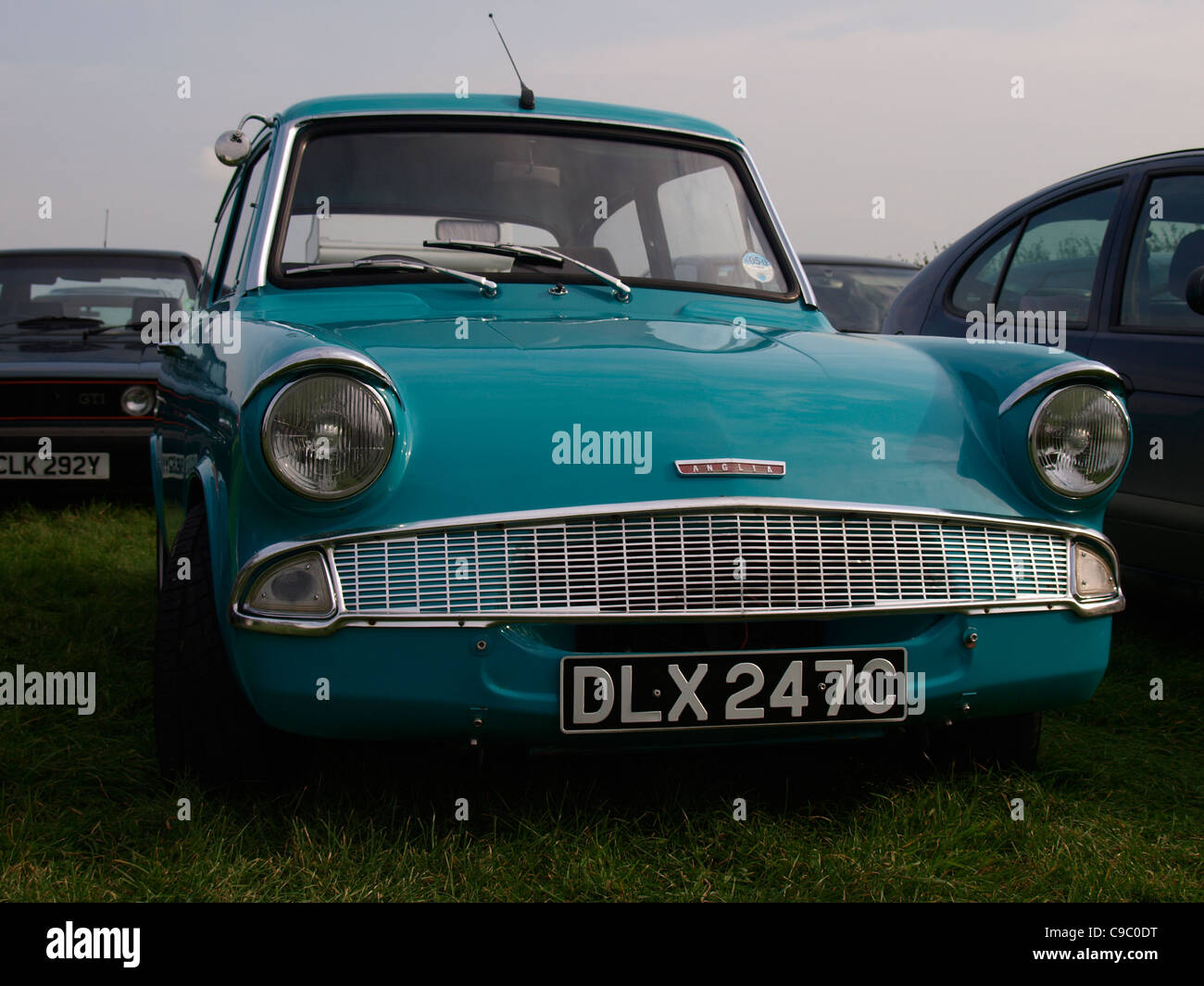 Ford Anglia, Bude car show, Cornwall, UK Stock Photo Alamy