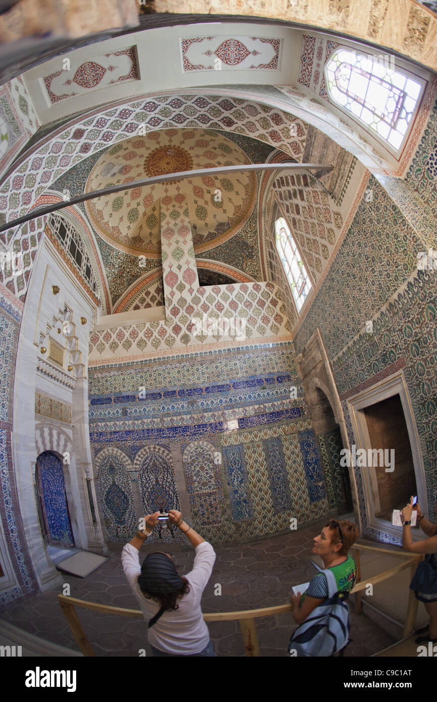 Topkaki Sarayi, Topkapi Palace , Harem interieur, Istanbul, Turkey , Europe, Stock Photo