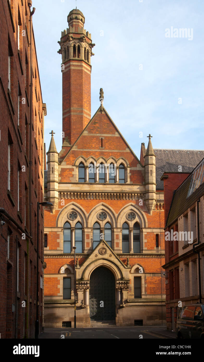 Minshull Street Crown Court building. Thomas Worthington, 1867-73. Grade II* listed. Minshull Street, Manchester, England, UK Stock Photo