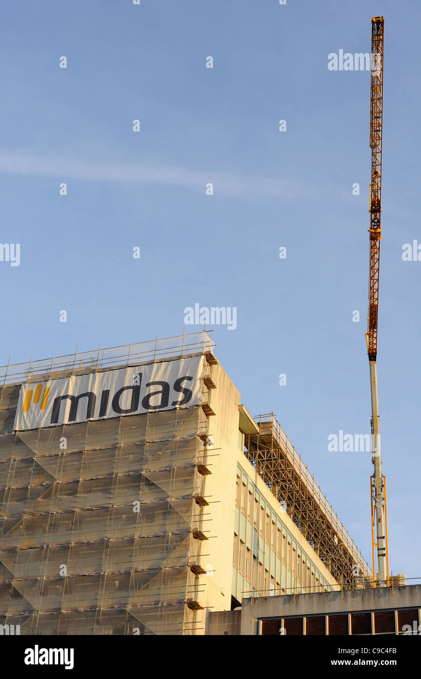 Midas construction site. Stock Photo