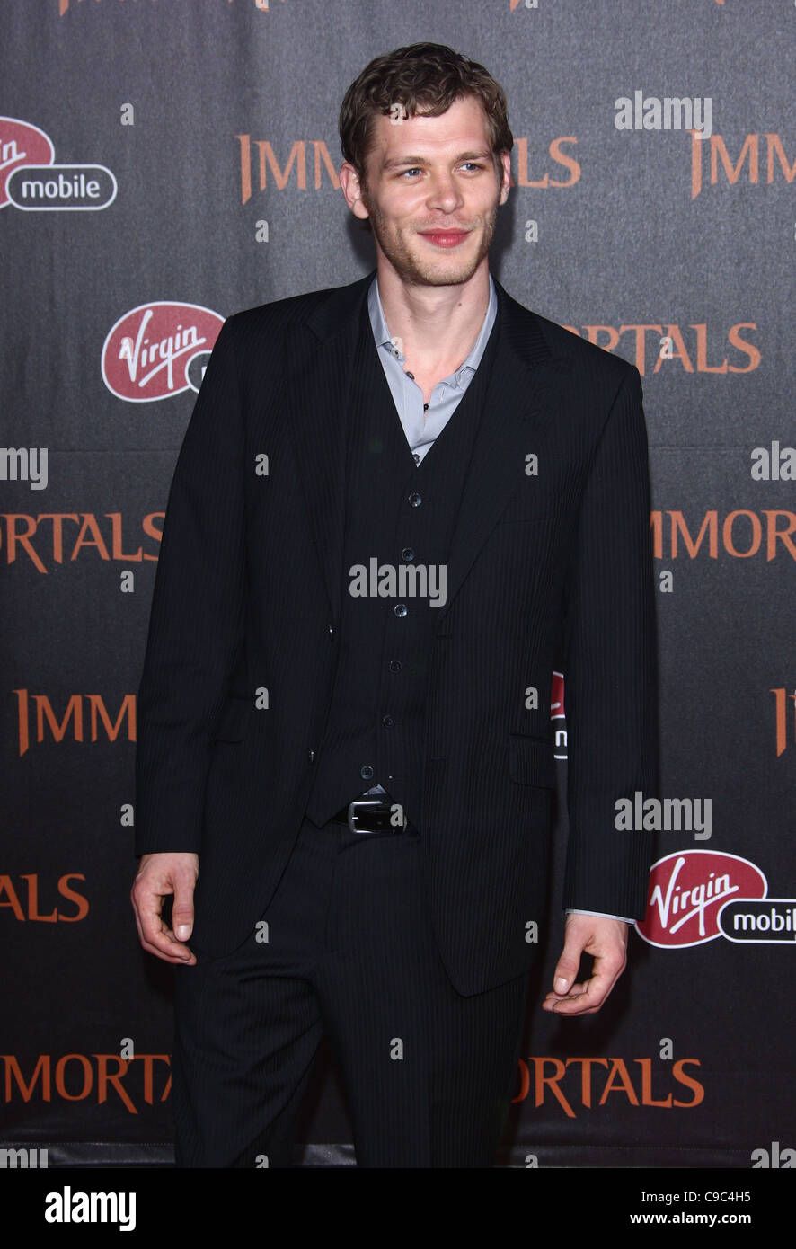 JOSEPH MORGAN IMMORTALS. WORLD PREMIERE DOWNTOWN LOS ANGELES CALIFORNIA ...