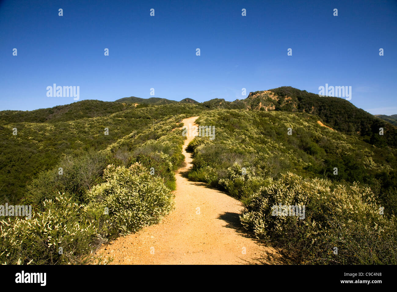 Backbone trail will historic park hires stock photography and images