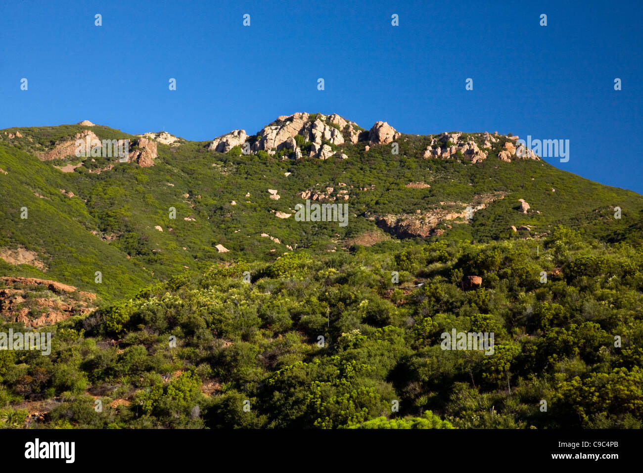 CALIFORNIA - Sandstone Peak in the Circle X Ranch area of the Santa ...