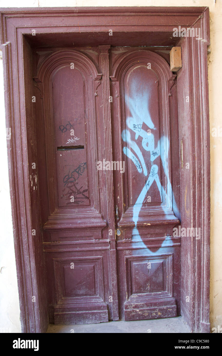 Door in L'viv, Ukraine Stock Photo