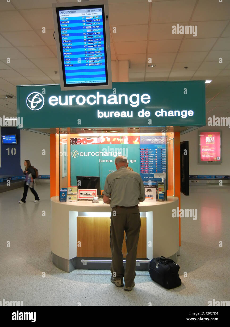 Currency Exchange Airport High Resolution Stock Photography And