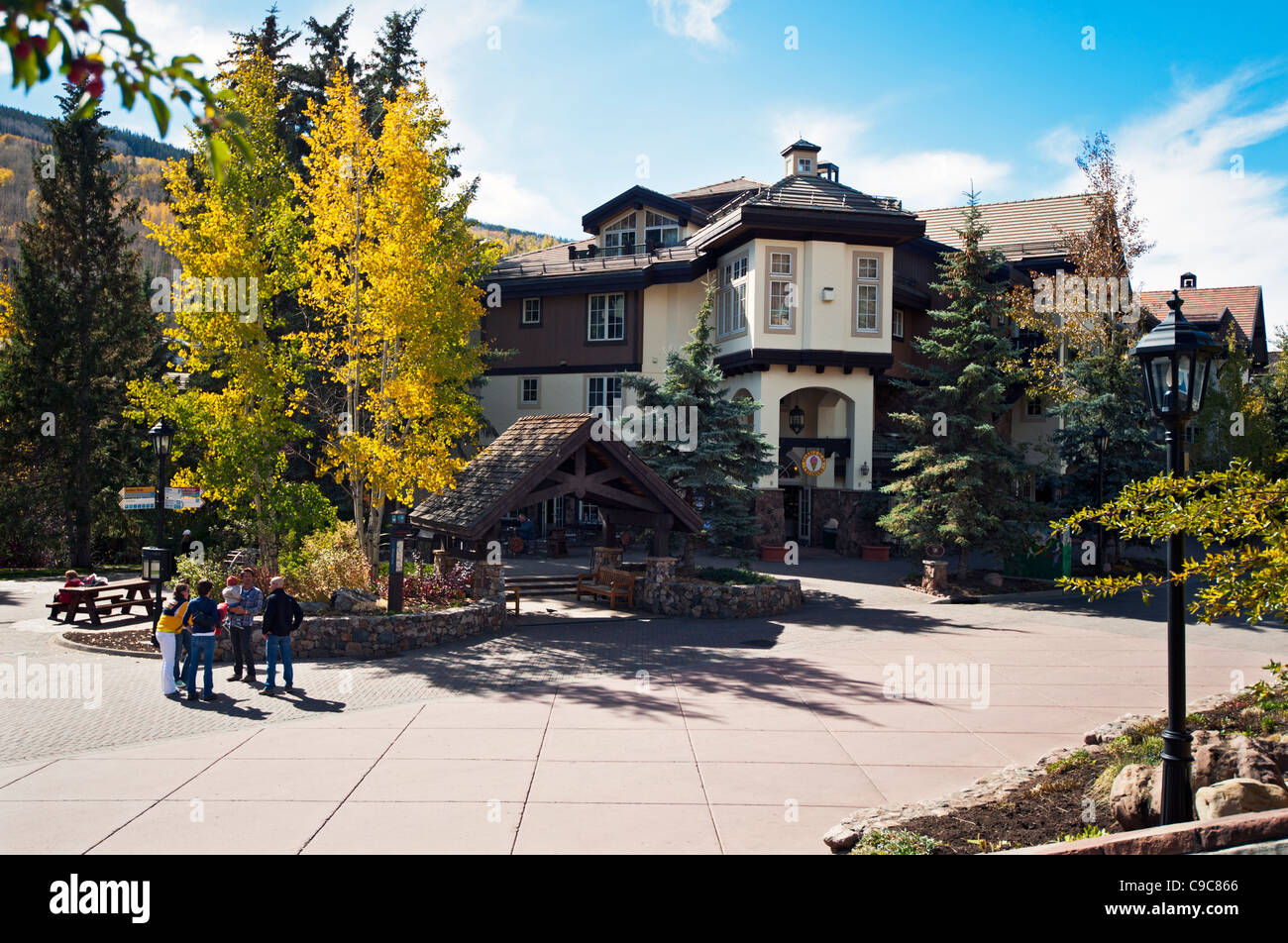 Vail Colorado in the Fall just before Ski Season Stock Photo