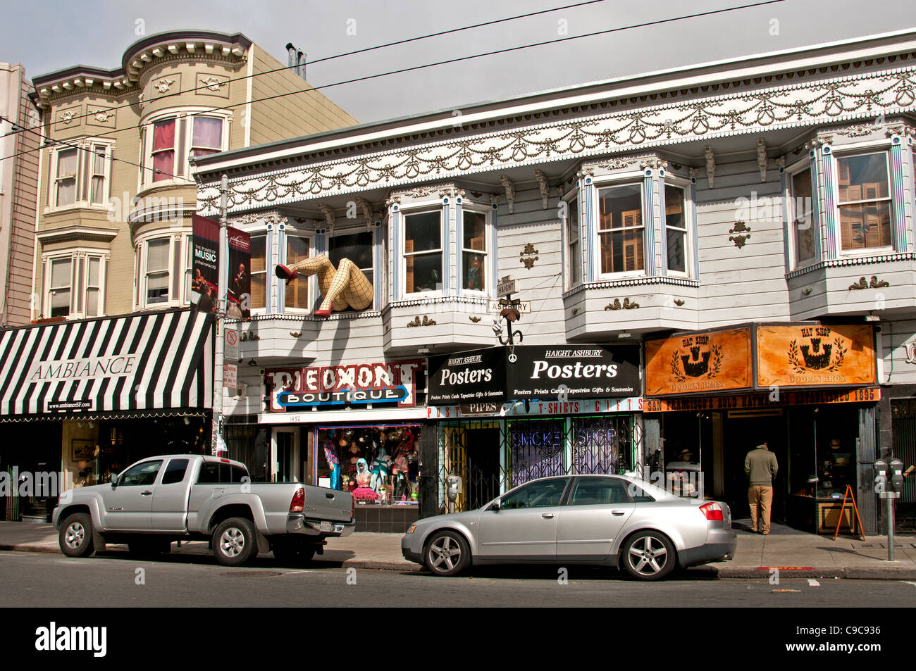 San Francisco Haight Ashbury California USA United States Stock Photo - Alamy