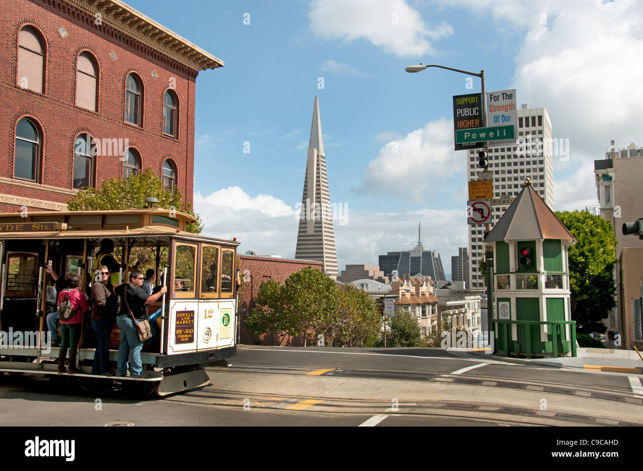 Down Town San Francisco  California United States of America American USA Town City Stock Photo