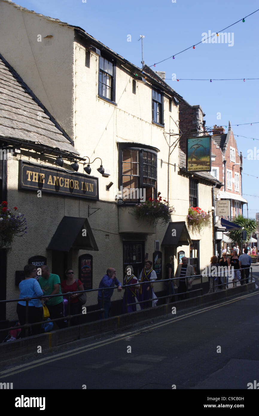 The Anchor Inn at Swanage Dorset Stock Photo Alamy