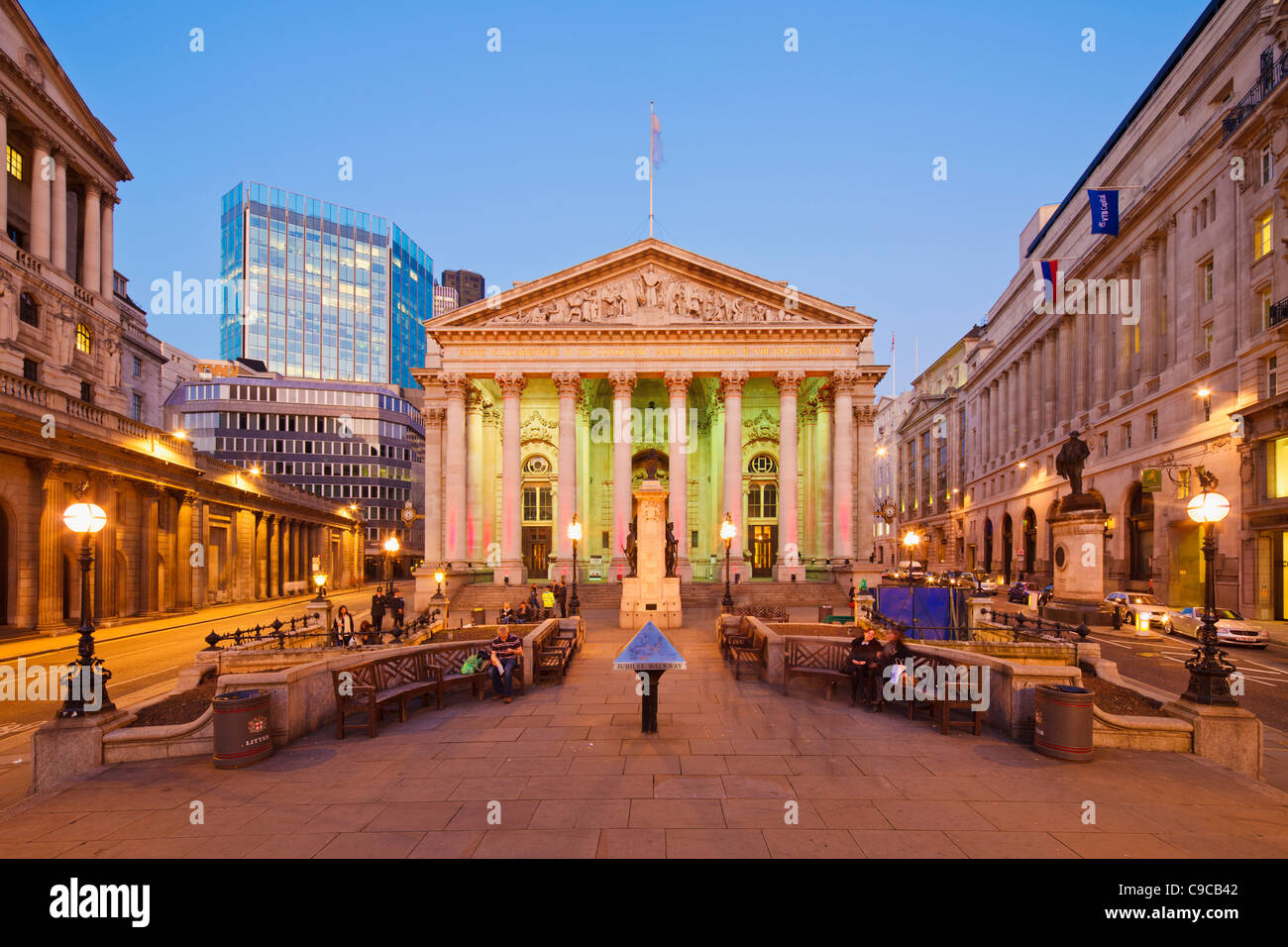 Royal Exchange, London Stock Photo