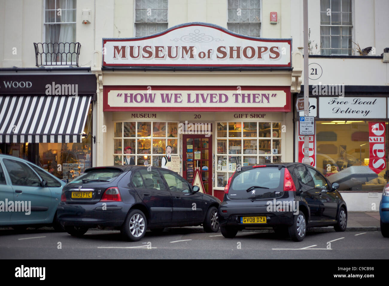 Museum of shops museum in Eastbourne, East Sussex Stock Photo Alamy