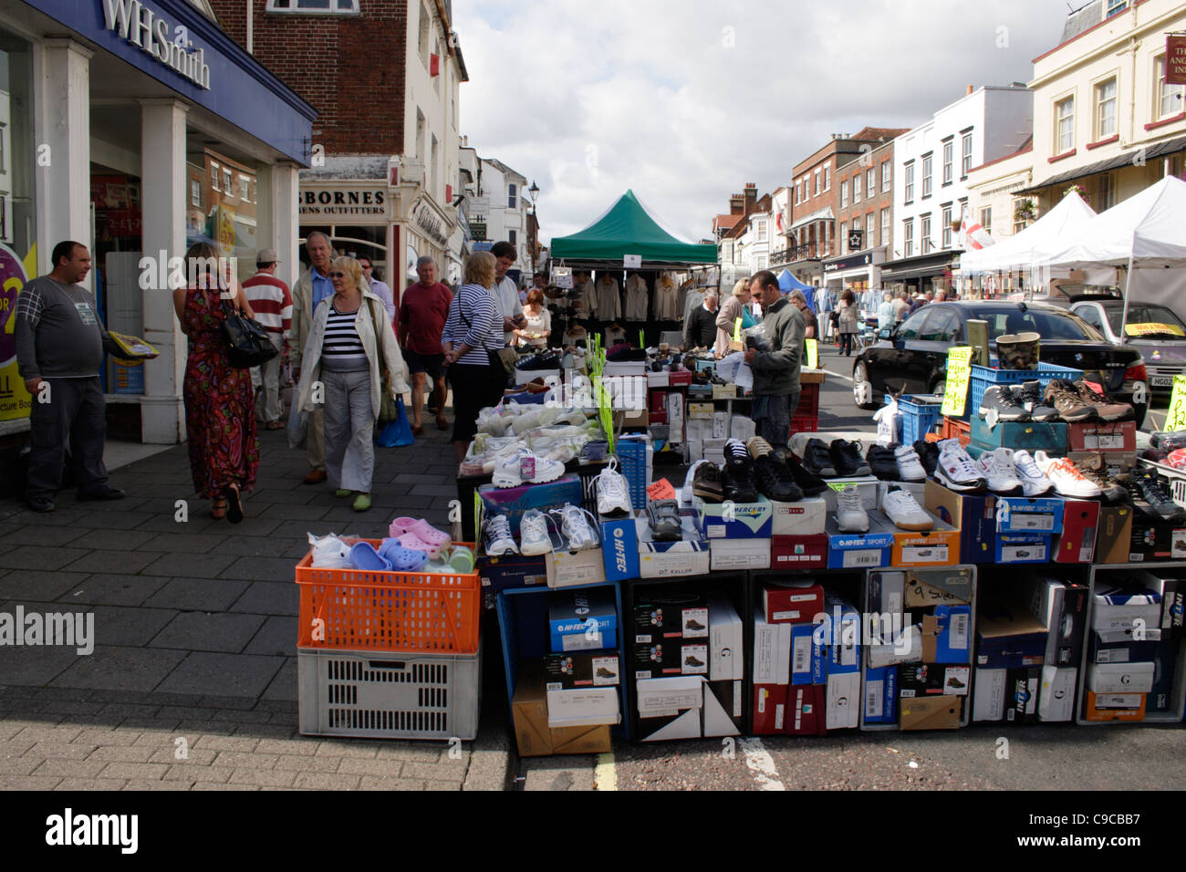 High street market stall uk hires stock photography and images Alamy