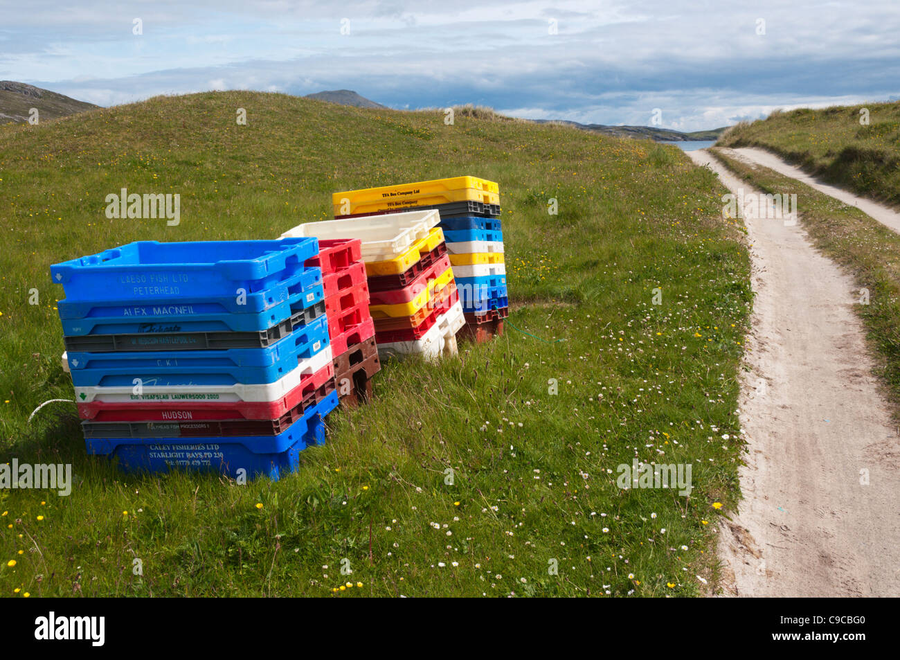 Empty fish boxes hi-res stock photography and images - Alamy